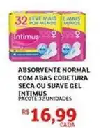 Assaí Atacadista Intimus - absorvente normal com abas cobetura seca ou suave gel oferta