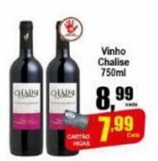 Higa's Supermercado Vinho Chalise 750ml oferta