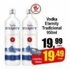 Higa's Supermercado Vodka Eternity Tradicional 950ml oferta