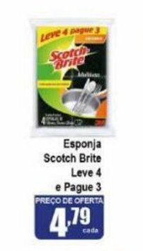 Higa's Supermercado Esponja Scotch Brite Lv4 pg3 oferta