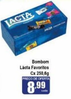 Higa's Supermercado Bombom Lacta Favoritos cx 250.6g oferta