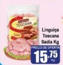 Higa's Supermercado Linguica Toscana Sadia 1kg oferta