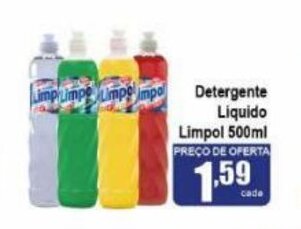 Higa's Supermercado Detergente liquido Limpol 500ml oferta
