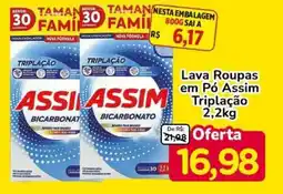 Nagumo Lava Roupas em Pó Assim Triplaçao oferta