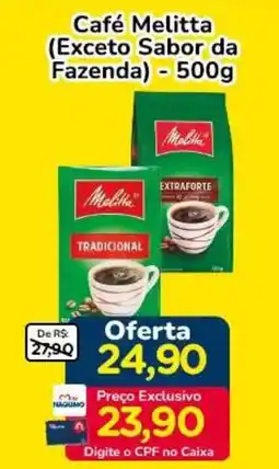 Nagumo Café Melitta (Exceto Sabor da Fazenda) oferta