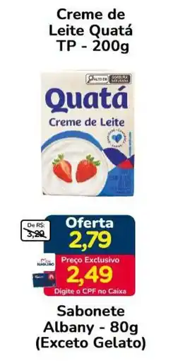 Nagumo Creme de Leite Quatá oferta