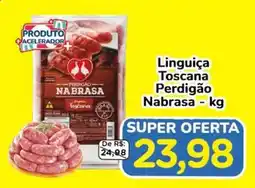 Nagumo Linguiça Toscana Perdigão Nabrasa oferta