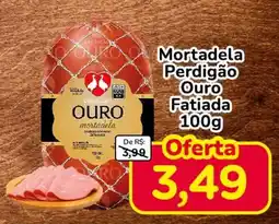 Nagumo Mortadela Perdigão Ouro Fatiada oferta