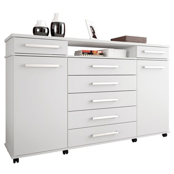 Benoit Cômoda Demóbile London 2 Portas 7 Gavetas oferta