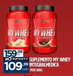 Preço & Cia Suplemento my whey integralmedica oferta
