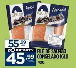 Preço & Cia file de salmao congelado iglu oferta
