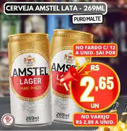 Serrano Supermercado Cerveja amstel lata oferta