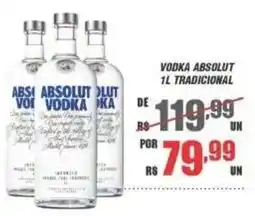 Violeta Supermercados vodka absolut 1l tradicional oferta