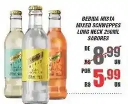 Violeta Supermercados Bebida mista mixed schweppes long neck sabores oferta