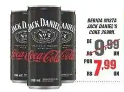 Violeta Supermercados Bebida mista jack daniel's coke oferta