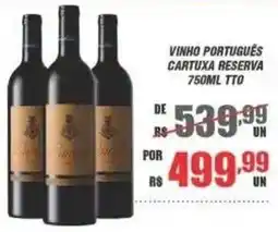 Violeta Supermercados Vinho português cartuxa reserva oferta