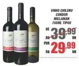 Violeta Supermercados vinho chileno condor millaman oferta