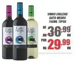Violeta Supermercados vinho chileno gato negro 750ml tipos oferta