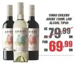 Violeta Supermercados Vinho chileno adobe low álcool tipos oferta