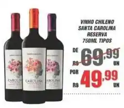 Violeta Supermercados vinho chileno santa carolina reserva oferta