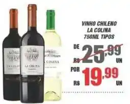 Violeta Supermercados Vinho chileno la colina oferta