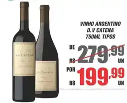 Violeta Supermercados vinho argentino d.v catena oferta