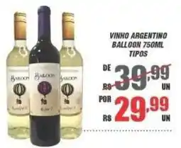 Violeta Supermercados Vinho argentino balloon oferta