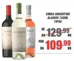 Violeta Supermercados Vinho argentino alamos tipos oferta