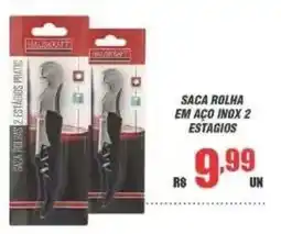 Violeta Supermercados saca rolha em aço inox 2 estagios oferta