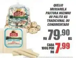 Violeta Supermercados Queijo mussarela pastora nozinho ou palito kg tradicional ou condimentado oferta