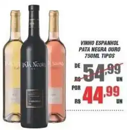 Violeta Supermercados vinho espanhol pata negra ouro oferta