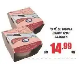 Violeta Supermercados Patê de ricota damm sabores oferta