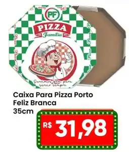 Ultrabox Caixa Para Pizza Porto Feliz Branca oferta