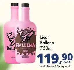 Delta Supermercados Licor ballena oferta