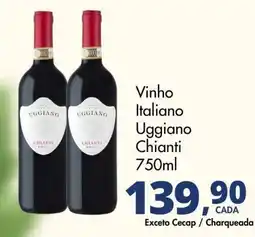Delta Supermercados Vinho Italiano Uggiano Chianti oferta