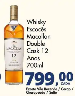 Delta Supermercados Whisky escocês macallan double cask 12 anos oferta