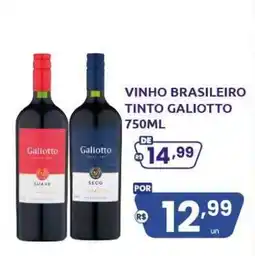 Rede Compras vinho brasileiro tinto galiotto oferta