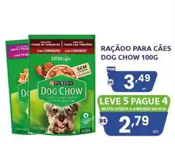 Rede Compras Ração para cães dog chow 100g oferta