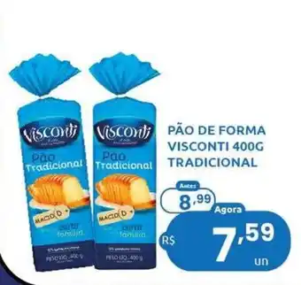 Rede Compras Pão de forma visconti tradicional oferta