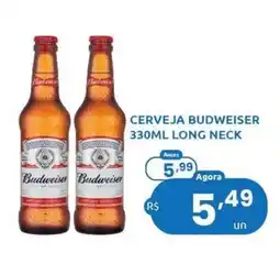 Rede Compras Cerveja budweiser 330ml long neck oferta