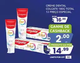 Rede Compras creme dental colgate total oferta