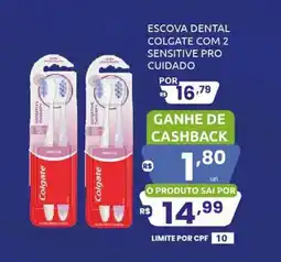 Rede Compras escova dental colgate com 2 sensitive pro cuidado oferta
