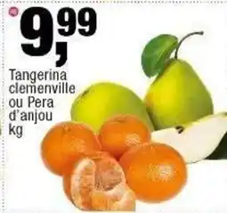 Frangolândia Tangerina clemenville ou pera d'anjou oferta