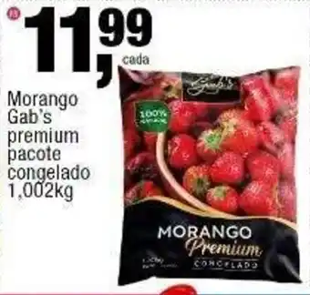 Frangolândia Morango Gab's premium pacote congelado oferta