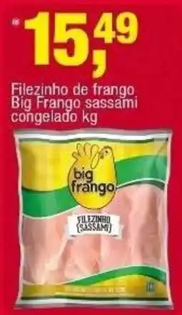 Frangolândia Filezinho de frango big frango sasami oferta