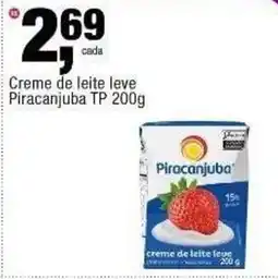 Frangolândia Creme de leite leve Piracanjuba TP oferta