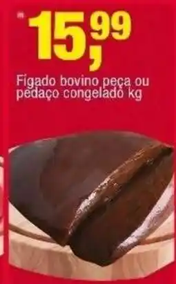 Frangolândia Figado bovino peça ou pedaço congelado oferta