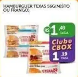 CenterBox Hambúrguer texas 56g oferta
