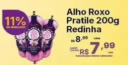 Super Lagoa Alho Roxo Pratile Redinha oferta