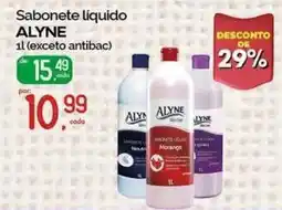 Cometa Supermercados Sabonete liquido Alyne oferta